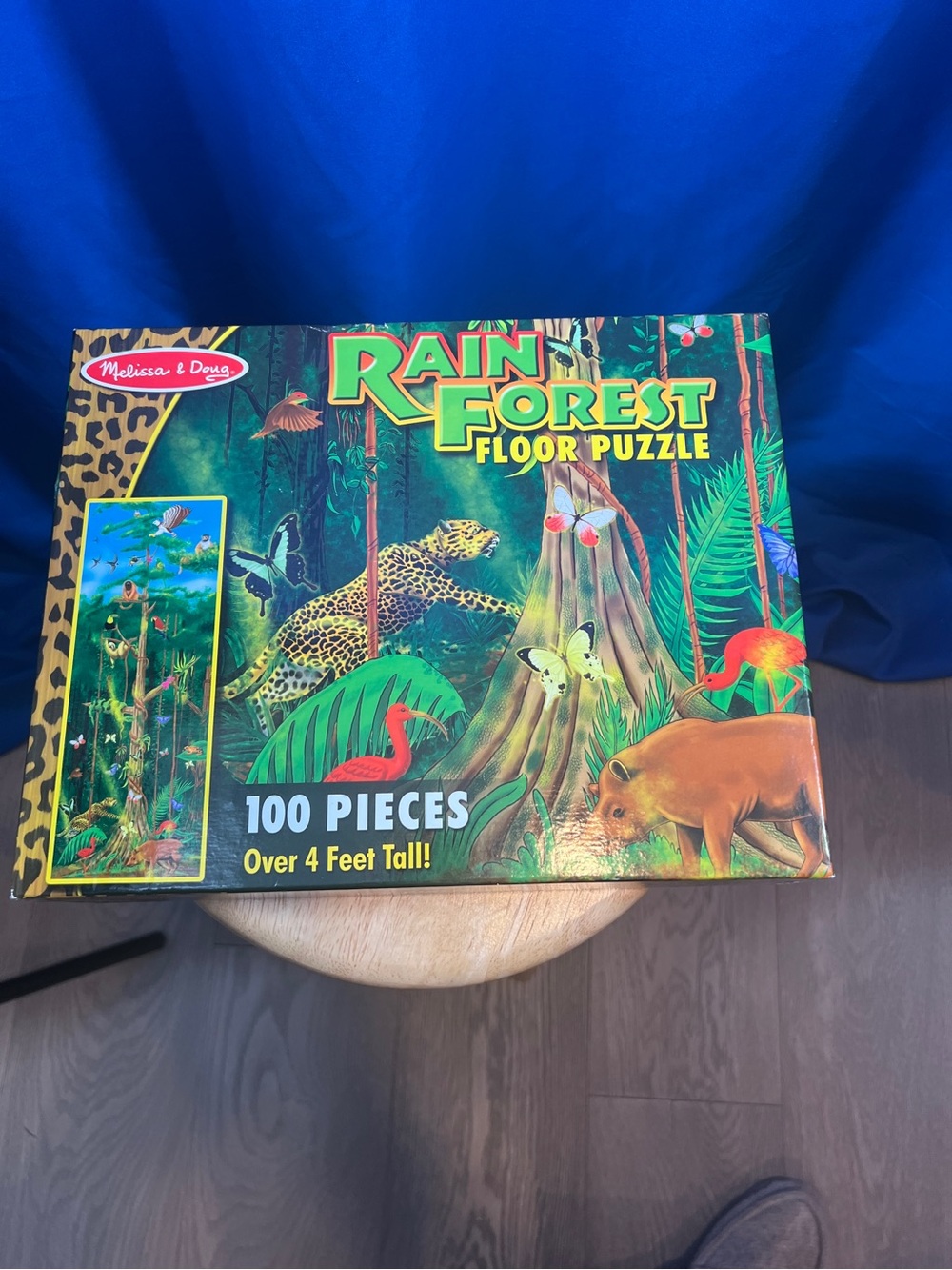 Melissa & Doug Rainforest Floor Puzzle - Green and Yellow Artwork